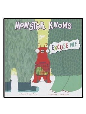 BUNDLE & SAVE🎉 Monster Knows Excuse Me Children's Board Book